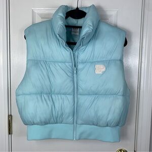 Victoria’s Secret Pink Cropped Puffer Vest Size Large